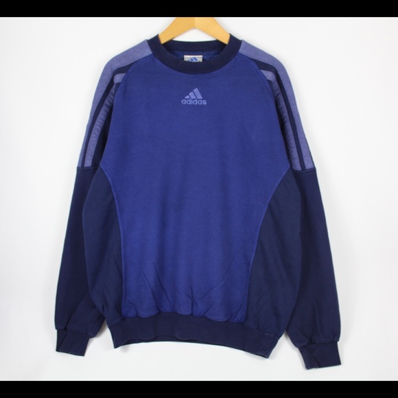 Vintage 90s Adidas Middle Logo Sweatshirt - Picture 2 of 3